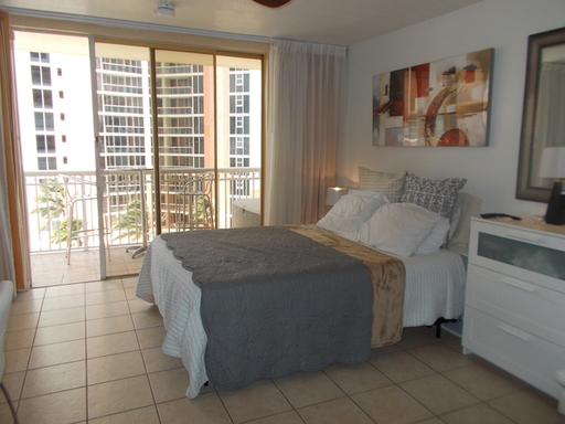Sleeping area of condo for sale in Sunny Isles Bea